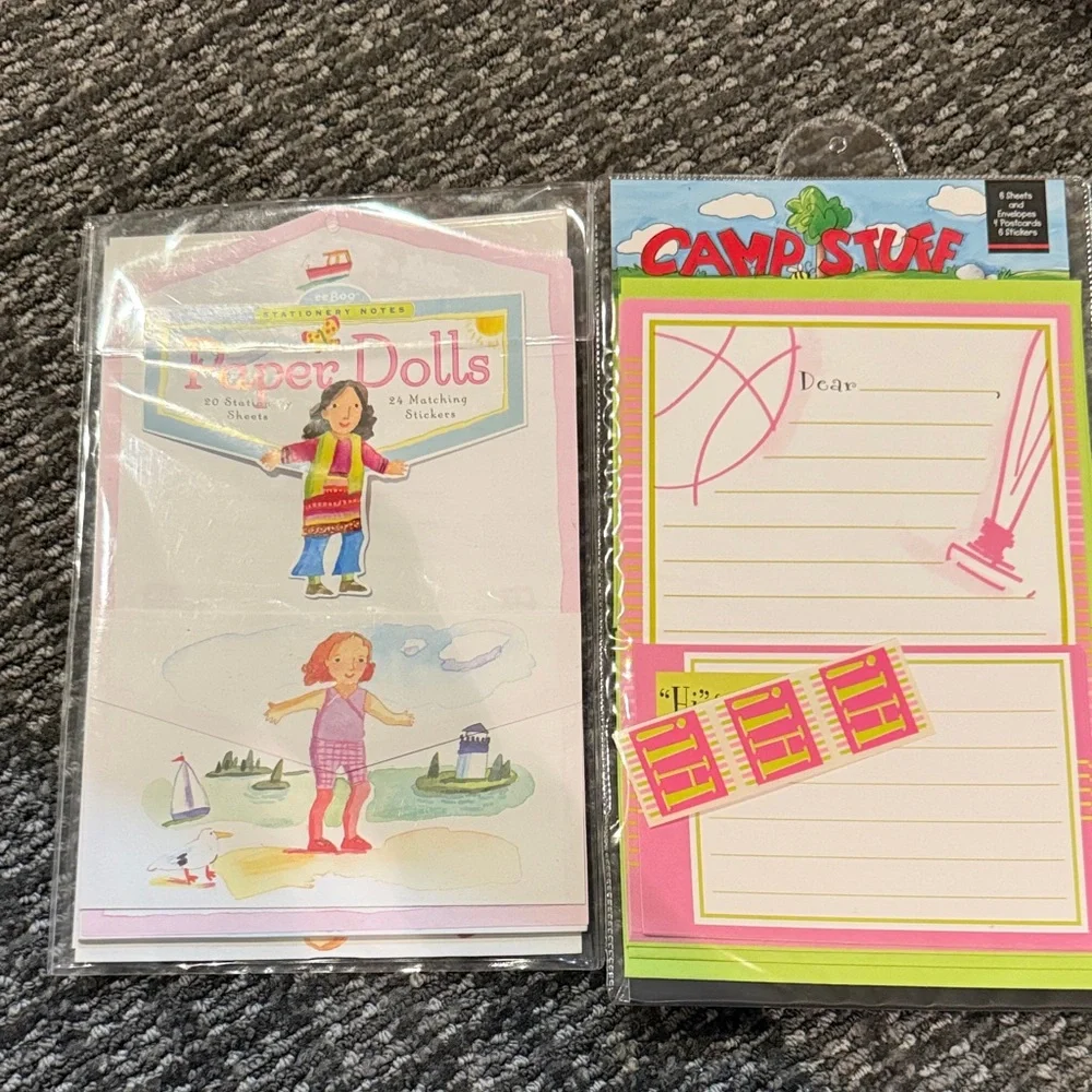 2 Camp Stuff Stationery Set -